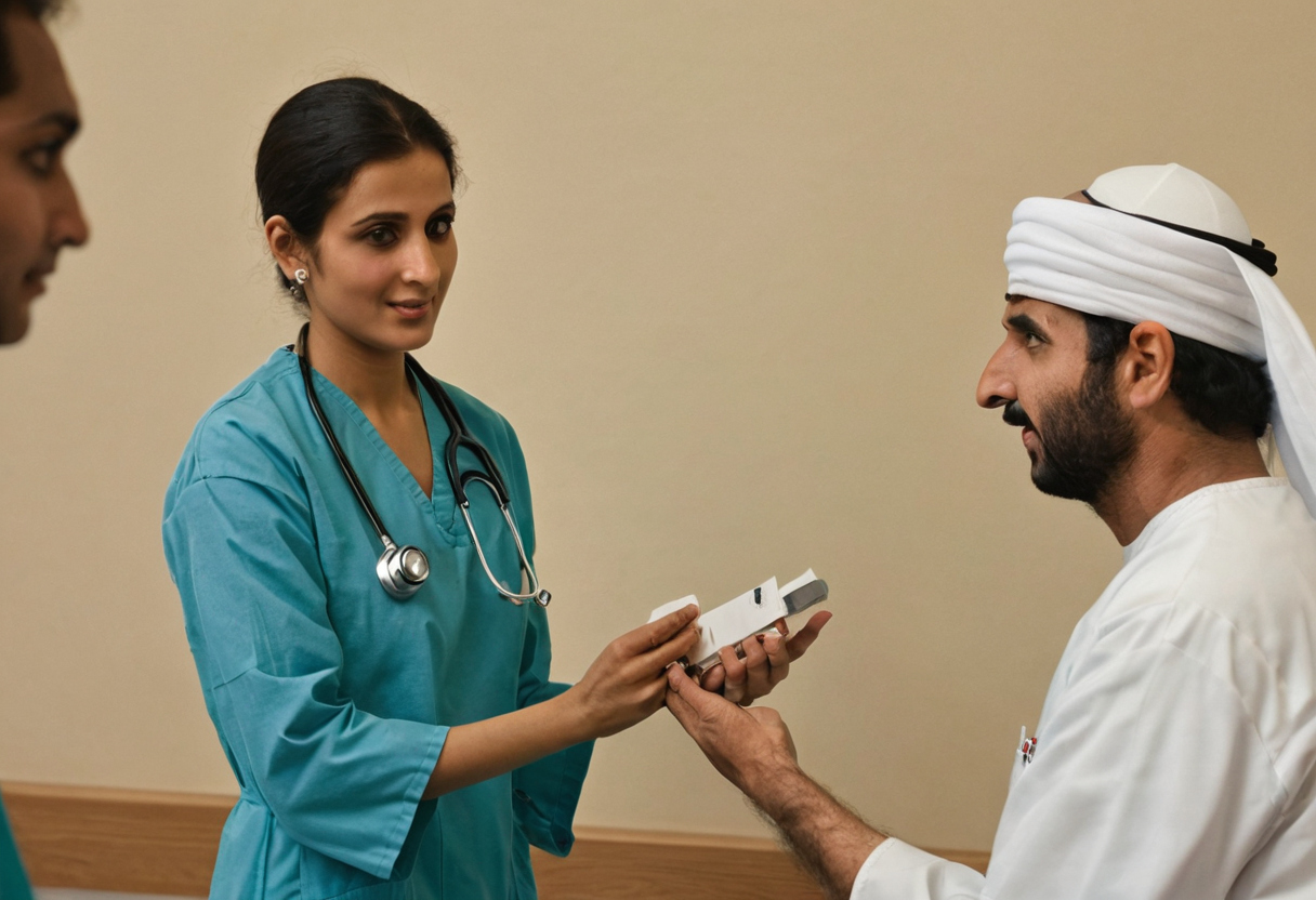What should a patient verify after choosing a Medeor 24×7 Dubai department editorial visual